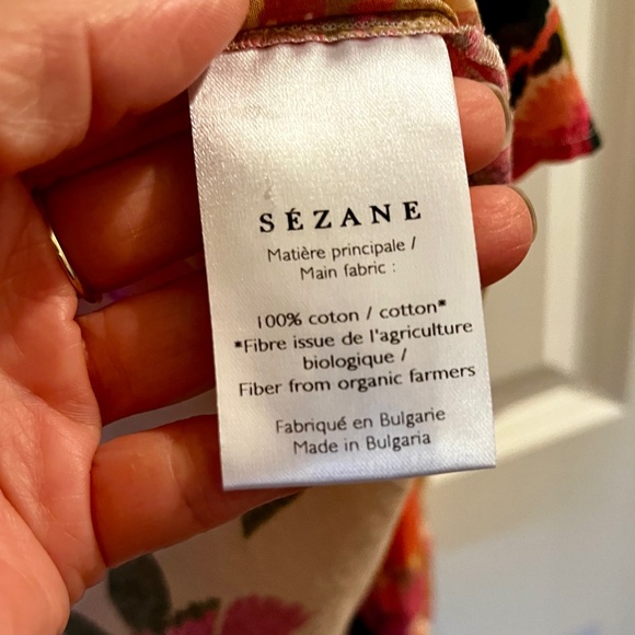 Sezane Floral Ann shirt, Size 34, US Size 2 - Picture 8 of 9